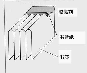 無線膠訂成品結(jié)構(gòu)